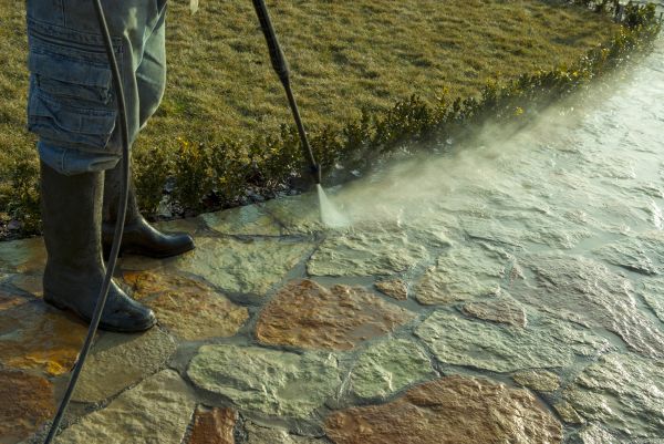 Stone Power Washing in Tulsa