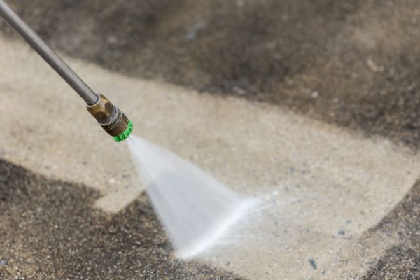 Garage Floor Power Washing in Tulsa