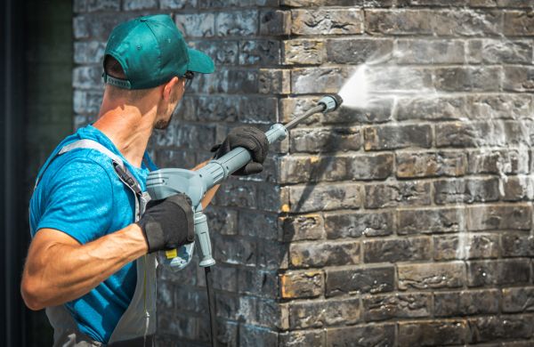 Brick Wall Cleaning in Tulsa
