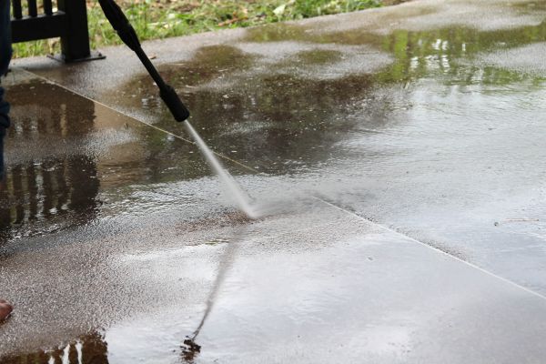 Concrete Deck Cleaning in Tulsa
