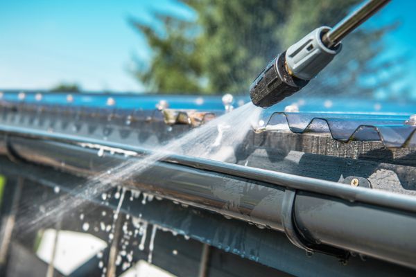 Gutter Jet Washing in Tulsa