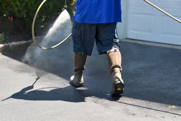 Asphalt Powerwashing in Tulsa