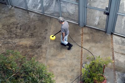 Concrete Slab Powerwashing